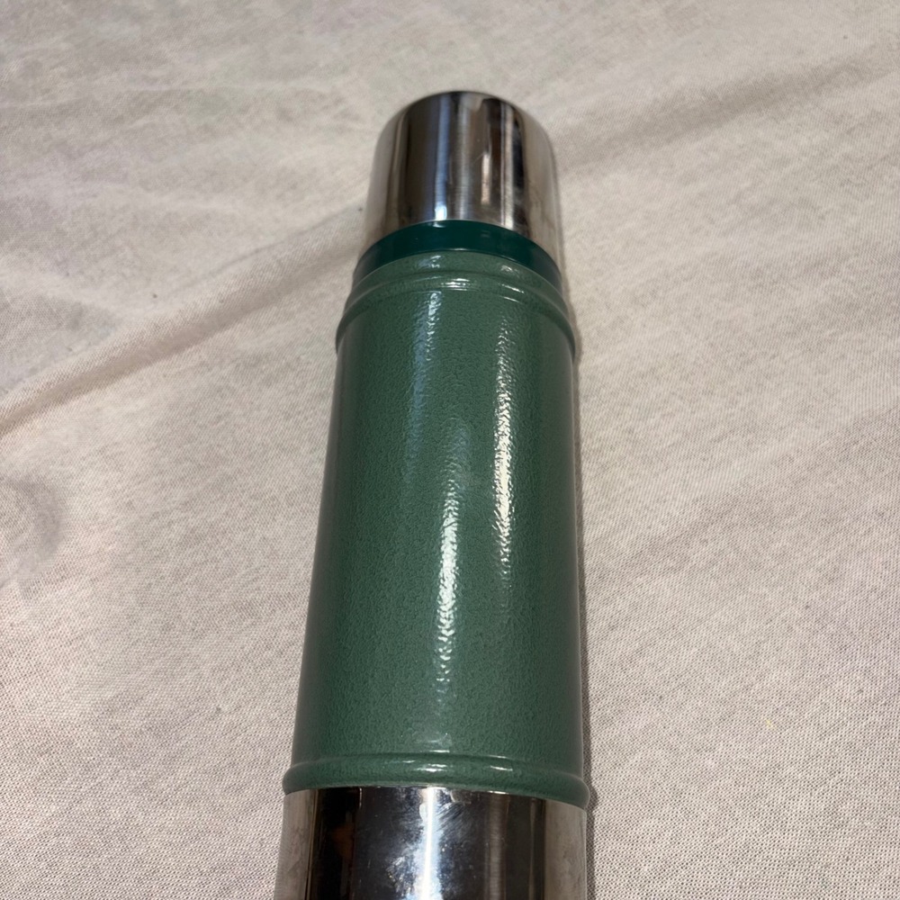 Stanley Classic Vacuum Insulated Thermos 16oz Hammertone Green Stainless Steel - Picture 5 of 8